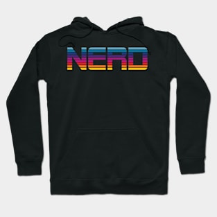 Colorful bold nerd statement Hoodie